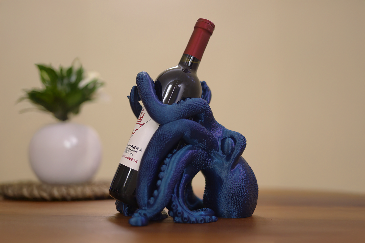 Polpo portabottiglia